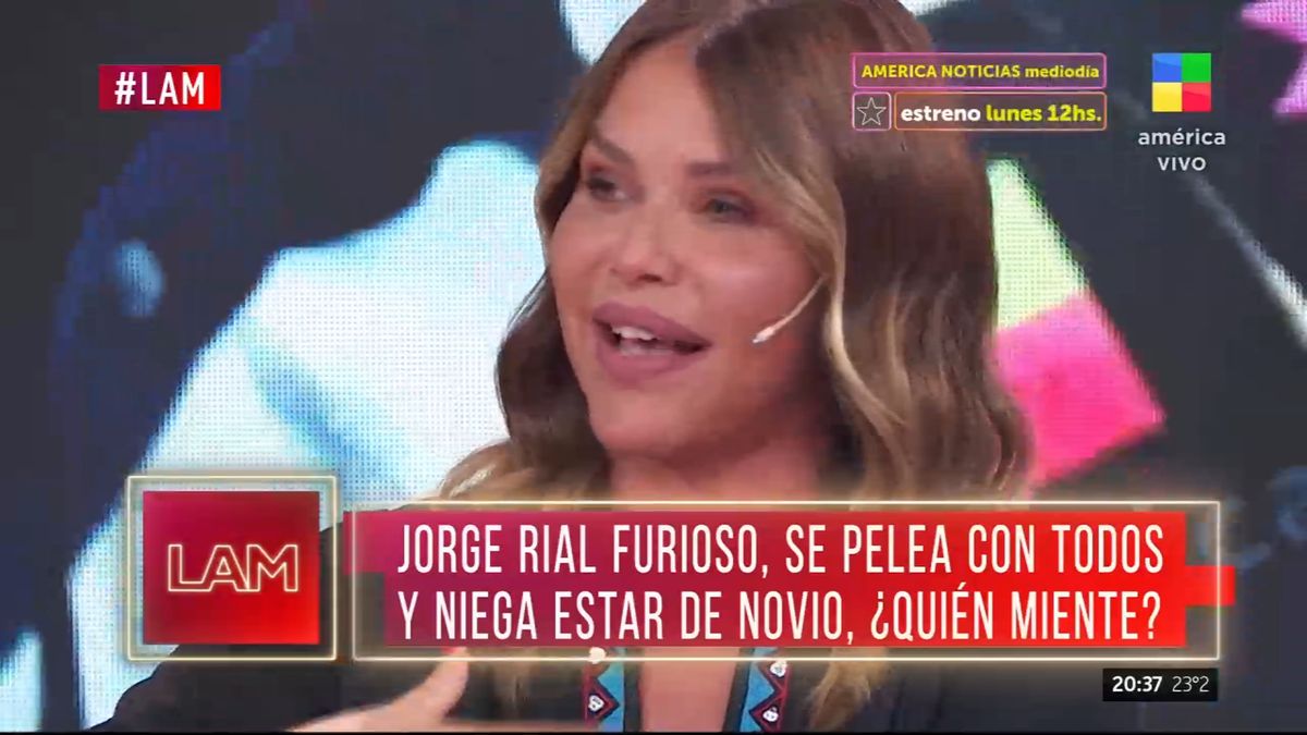 Lapidaria acusación de Nazarena Vélez contra Jorge Rial.