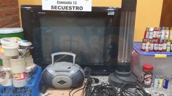 Recuperan algunos de los elementos robados de la escuela Maestro Entrerriano
