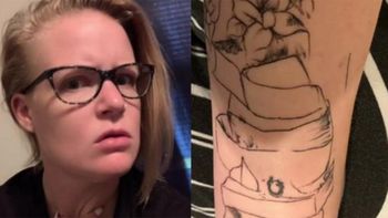 Una tiktoker aceptó un tatuaje gratis y su brazo quedó arruinado