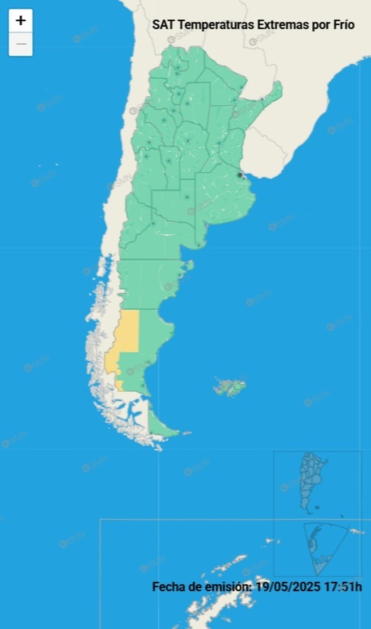 Esta es la provincia afectada Esta es la provincia afectada