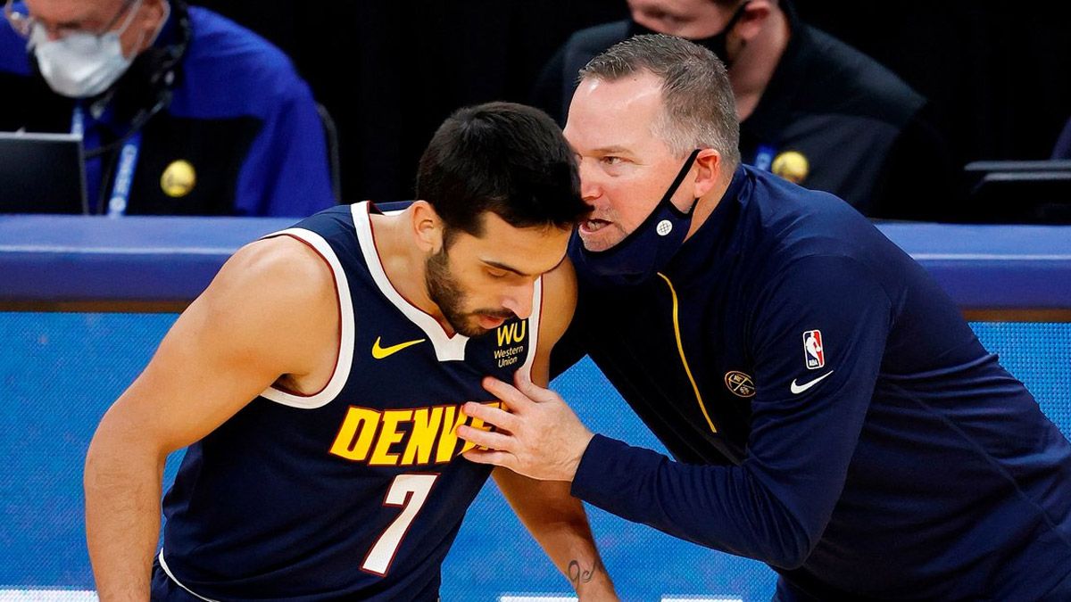 Facundo Campazzo está cansado de que el DT de Denver no lo utilice en el equipo.