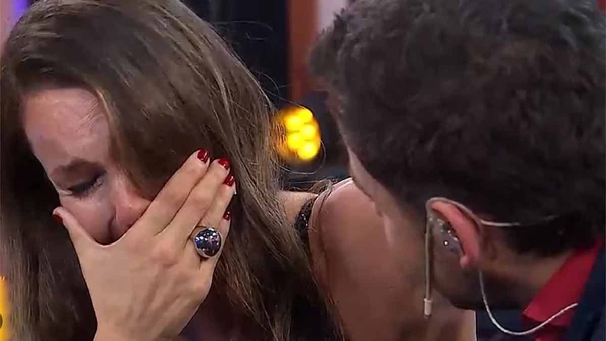 Pampita se quebró en "Noche al Dente". Pampita se quebró en "Noche al Dente".