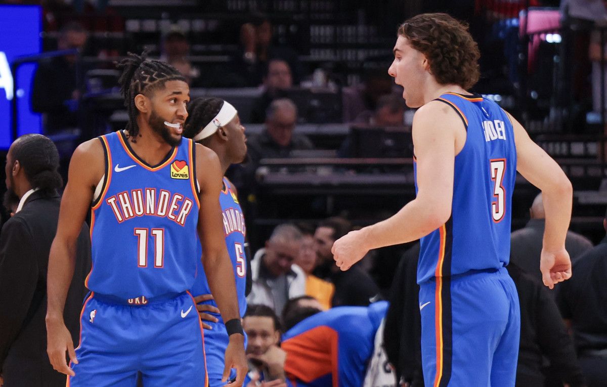 Oklahoma City Thunder se enfrentará a Dallas Mavericks en la otra semifinal del Oeste. Oklahoma City Thunder se enfrentará a Dallas Mavericks en la otra semifinal del Oeste.