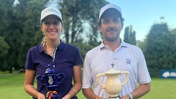 Rosario Dalera y Andrés Benenati se coronaron otra vez campeones del Mendocino de golf