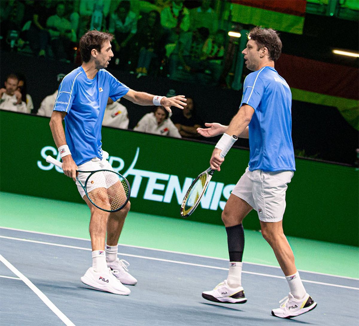 Molteni y Zeballos no pudieron con Alemania.