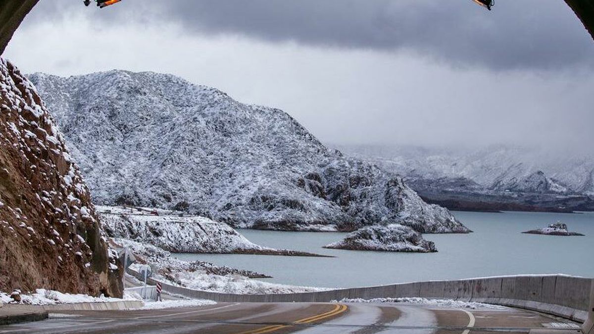 Los entrerrianos tenían la ilusión de ver la nieve en la montaña mendocina.