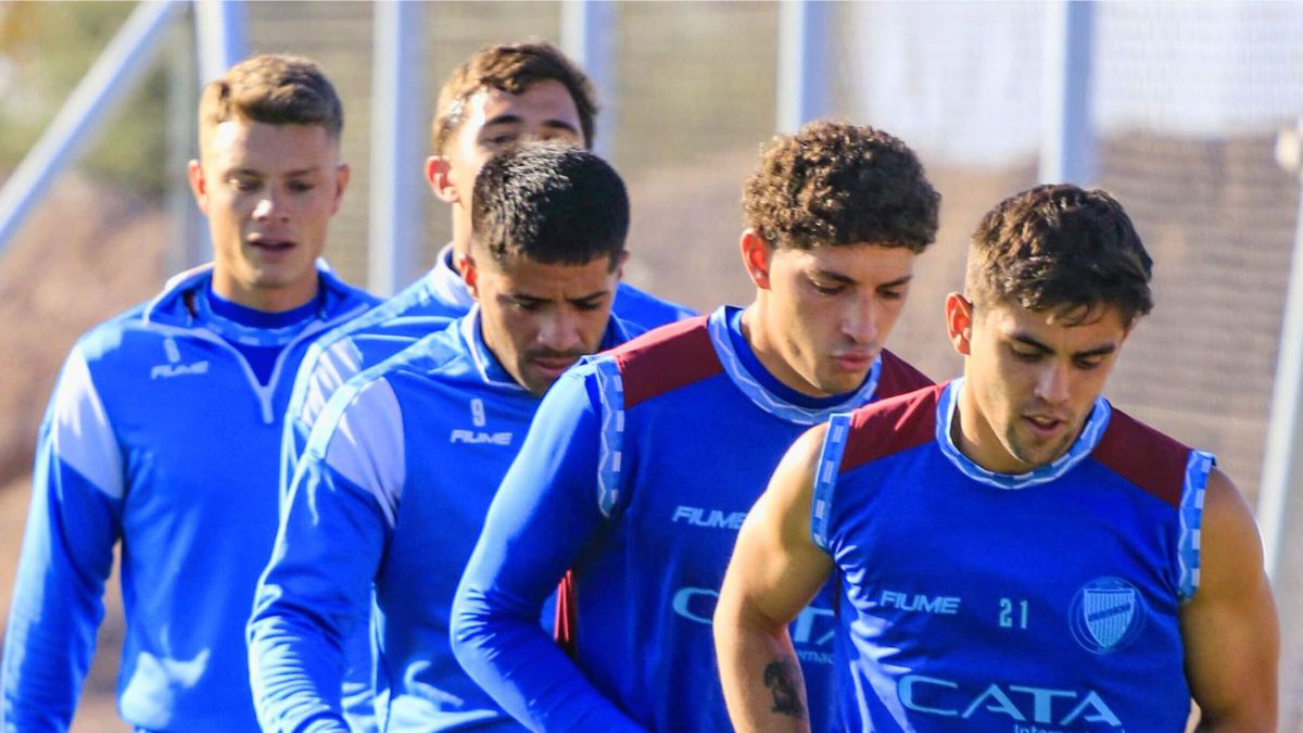 Godoy Cruz tras el receso volvió al trabajo en Coquimbito.