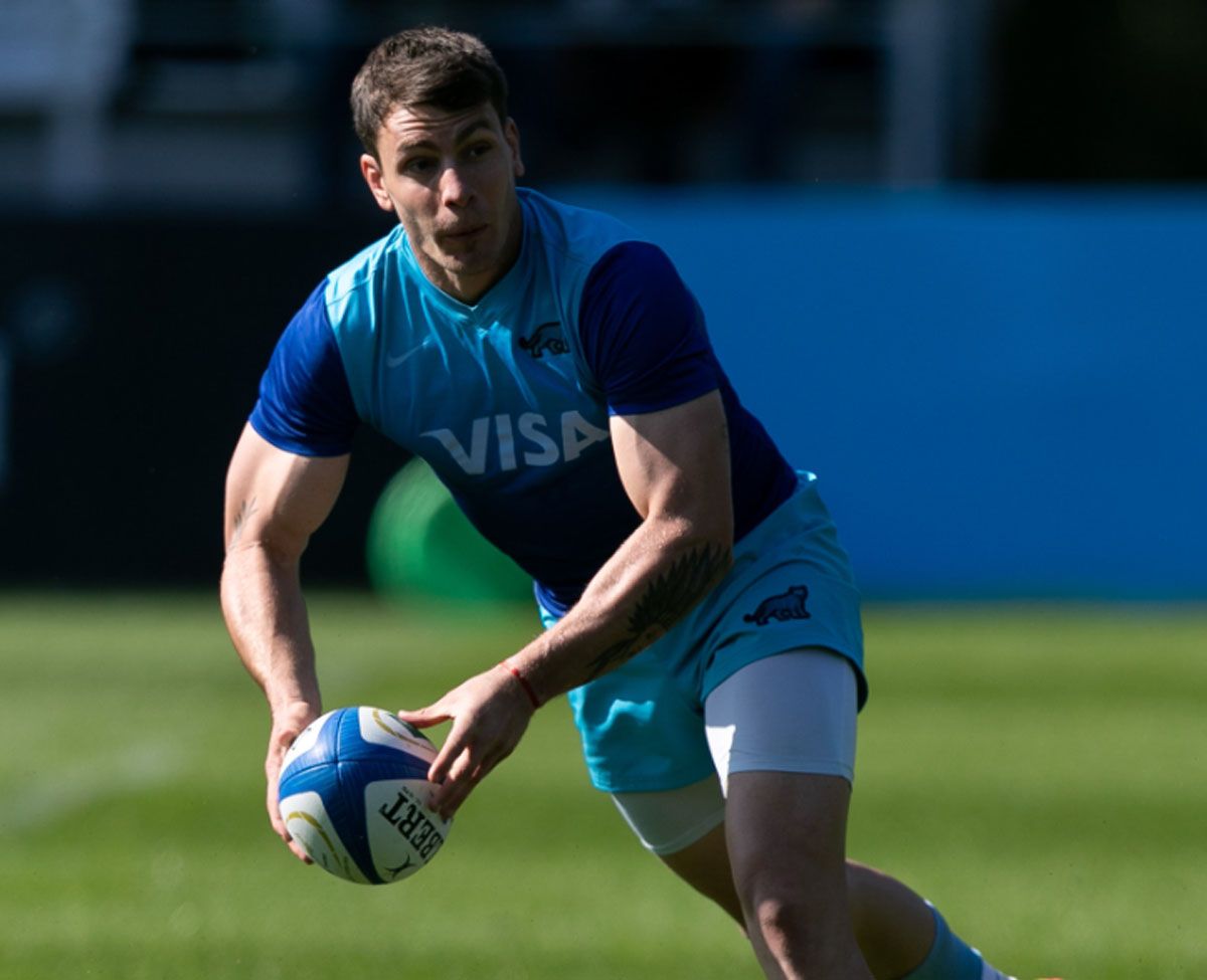Gonzalo Bertranou será el medio scrum titular de Los Pumas ante los campeones del mundo