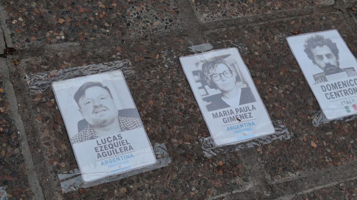 Imágenes de los mendocinos Lucas Aguilera y Paula Giménez detenidos en el este de Libia.