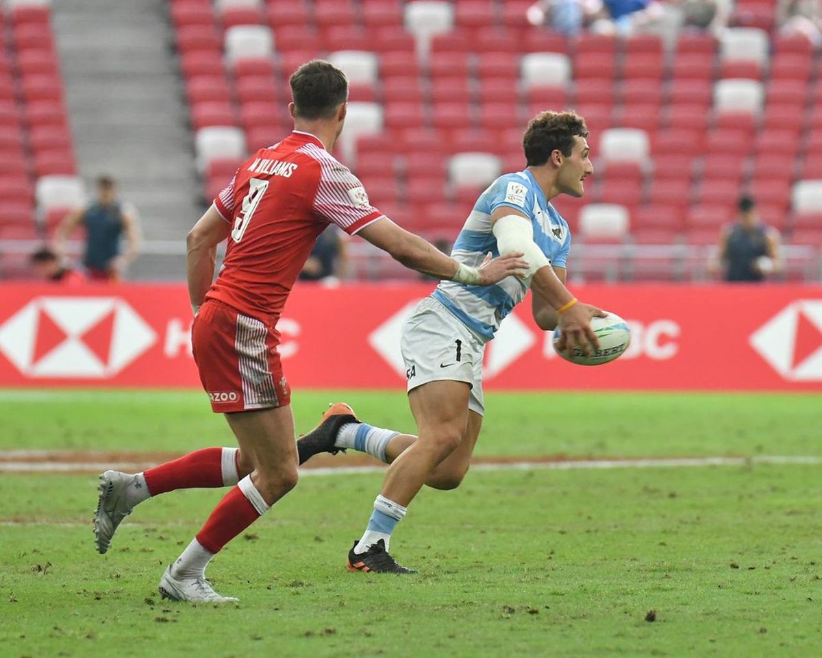 Argentina, con Isgró, se clasificó tras ganarle a Gales y Escocia