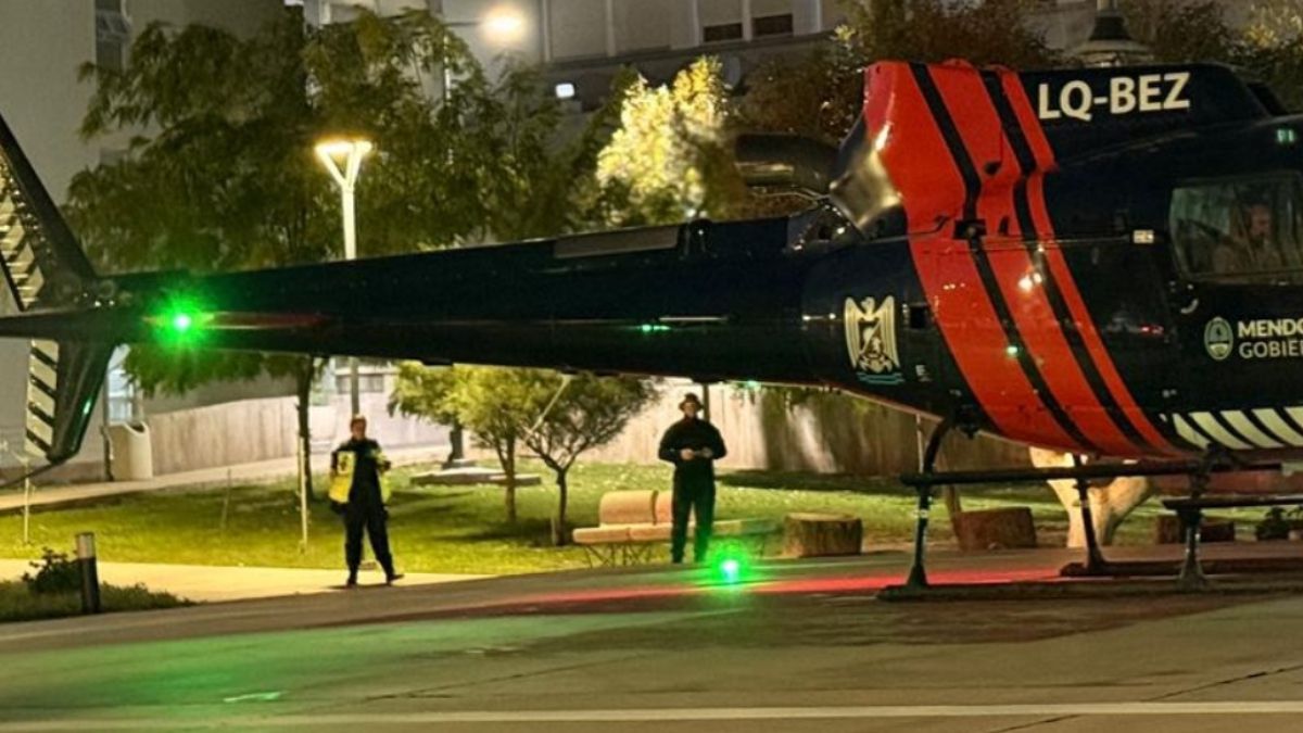 El motociclista se accidentó en la Ruta 149.