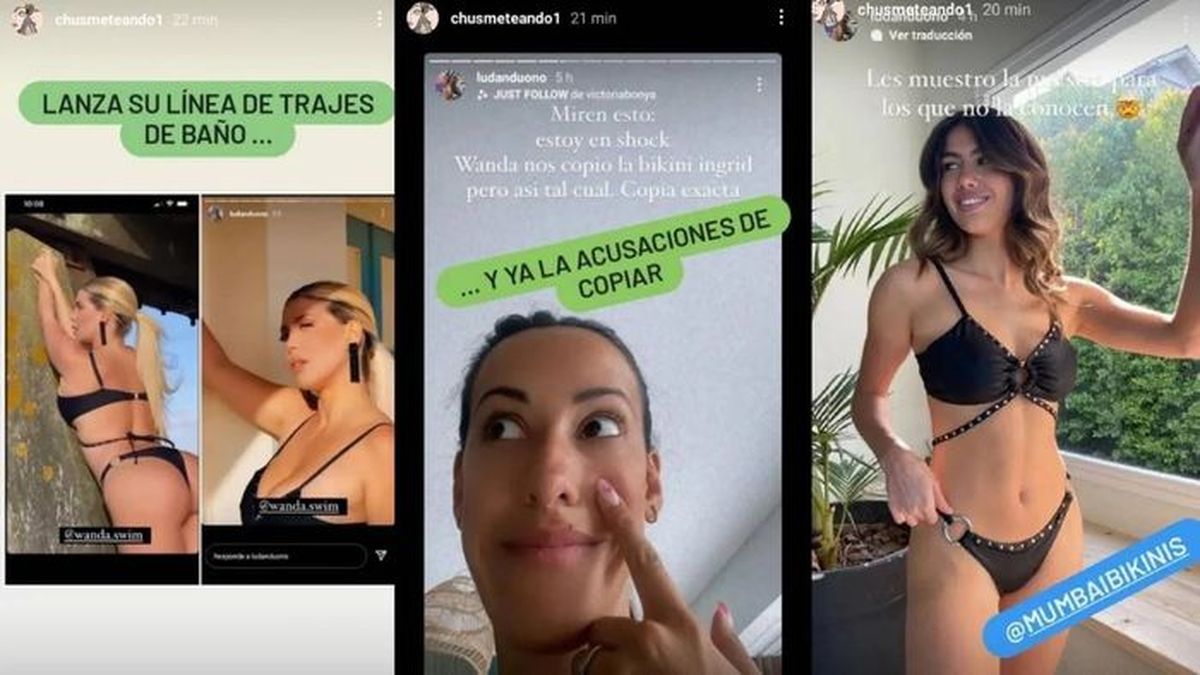 Wanda Nara sacó su línea de bikinis y fue denunciada por plagio