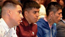 Los 3 jóvenes que son juzgados por el crimen en San Rafael. Los 3 jóvenes que son juzgados por el crimen en San Rafael.