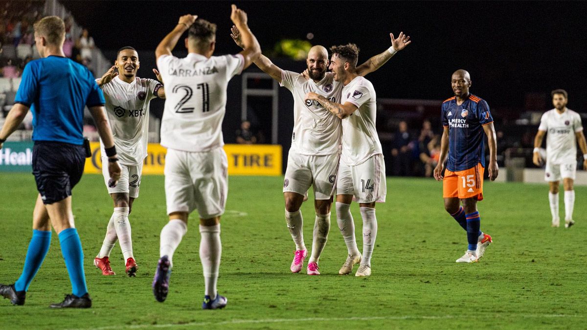 Los hermanos Higuaín la rompieron en el Inter Miami