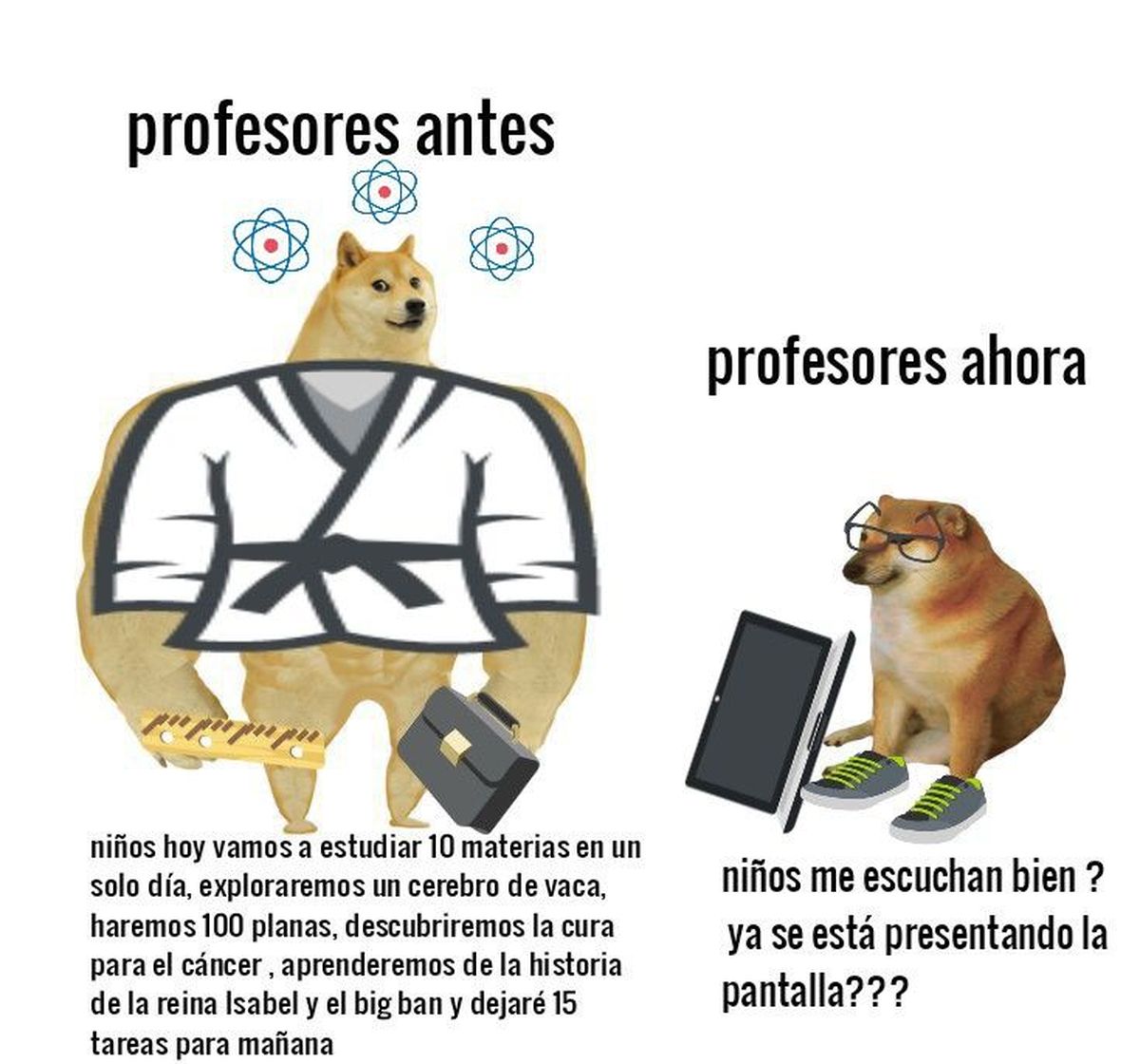 El mejor meme sobre la educación de antes en comparación al presente, en la era digital. El mejor meme sobre la educación de antes en comparación al presente, en la era digital.