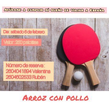 El aviso de la cena del 6 de febrero.