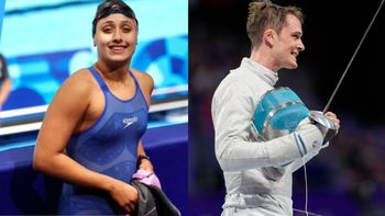 Agostina Hein brilló en su debut olímpico en natación y Pascual Di Tella se despidió en esgrima