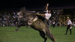Se suspendió por la lluvia el Festival de Jineteada y Folclore de Diamante