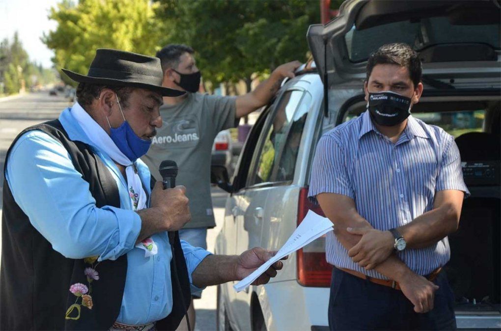 Juan Manuel Ojeda, intendente de Malargüe, se sumó a una de las tradicionales marchas que realizan los puesteros autoconvocados en el departamento del Sur.