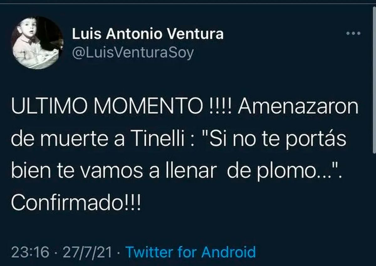 Marcelo Tinelli fue amenazado de muerte: 