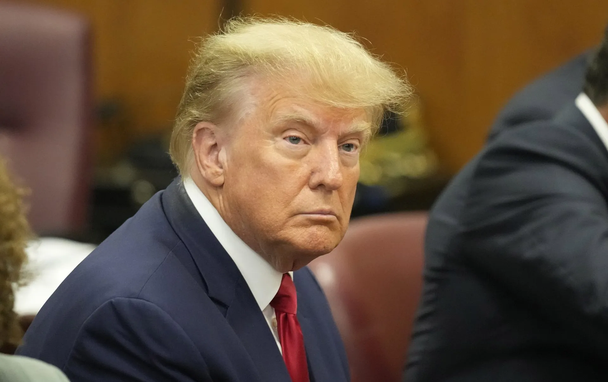 El presidente electo de Estados Unidos, Donald Trump, en mayo de 2023 un jurado lo encontró responsable de abuso sexual contra la periodista y autora E. Jean Carroll en 1996. Crédito: EFE/Seth Wenig/Pool.
