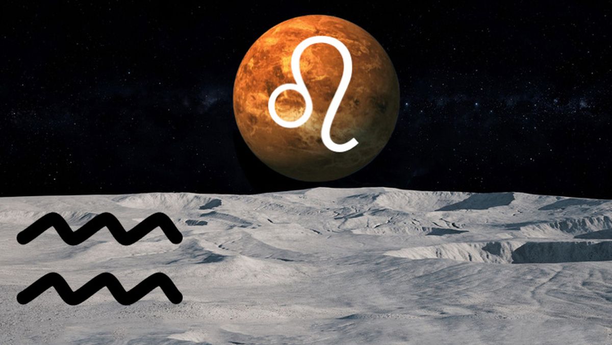 Astrología: los 4 signos favorecidos por la Luna en Acuario oposición Venus en Leo