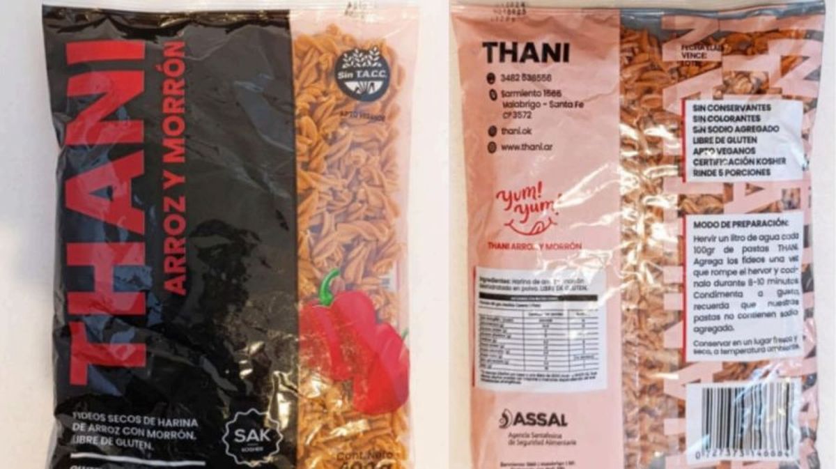 Anmat prohibió la venta de esta marca de fideos sin TACC Anmat prohibió la venta de esta marca de fideos sin TACC