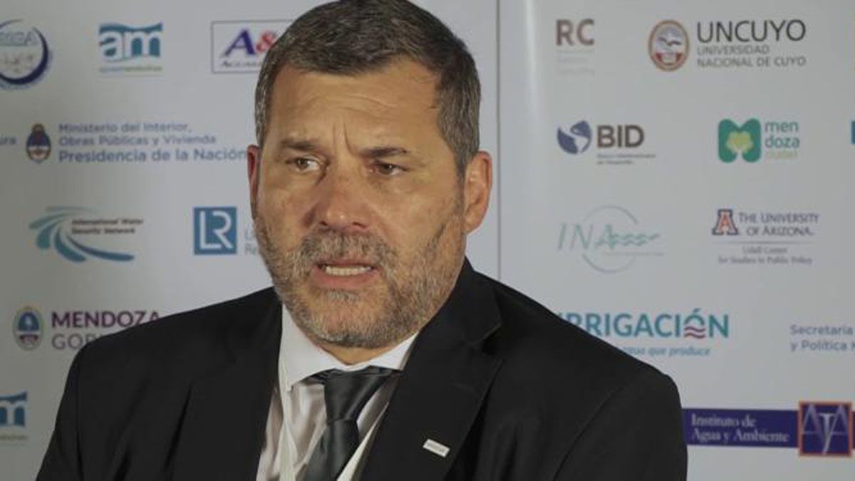 Rubén Villodas, director de Gestión Hídrica del Departamento General de Irrigación