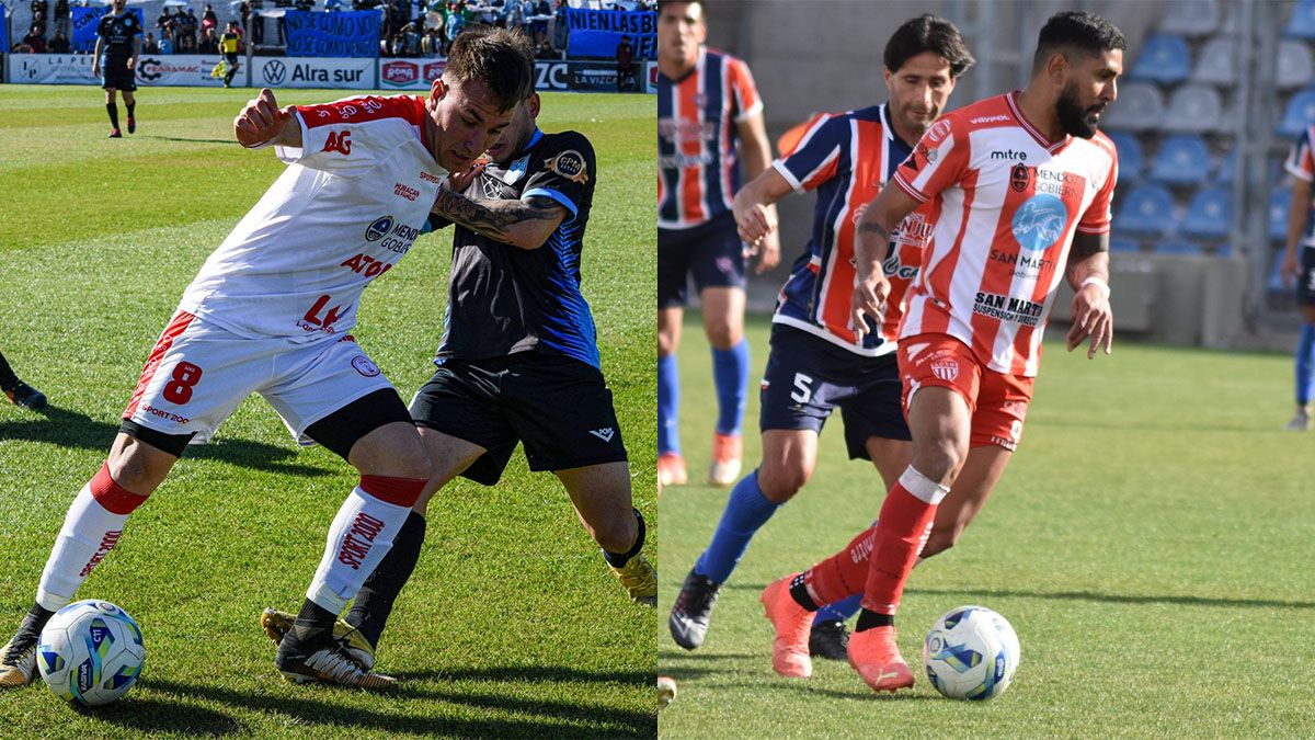 Huracán Las Heras y Atlético San Martín se medirán ante Peñarol de San Juan y Juventud Unida, respectivamente.