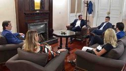 Autoridades del Colegio Notarial de Mendoza estuvieron en la Cámara de Diputados.