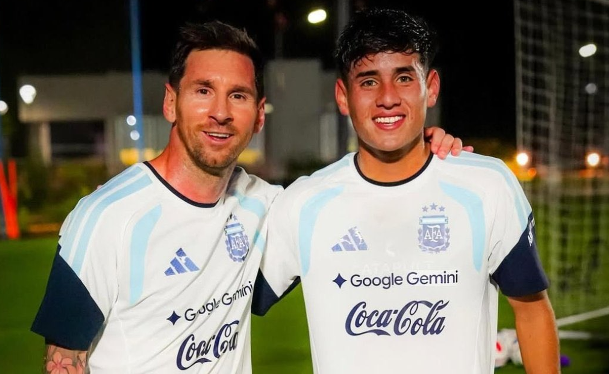 Messi y Aranda podrían jugar juntos.