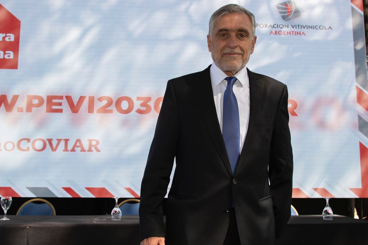 José Alberto Zuccardi, presidente de la Corporación Vitivinícola Argentina (COVIAR).