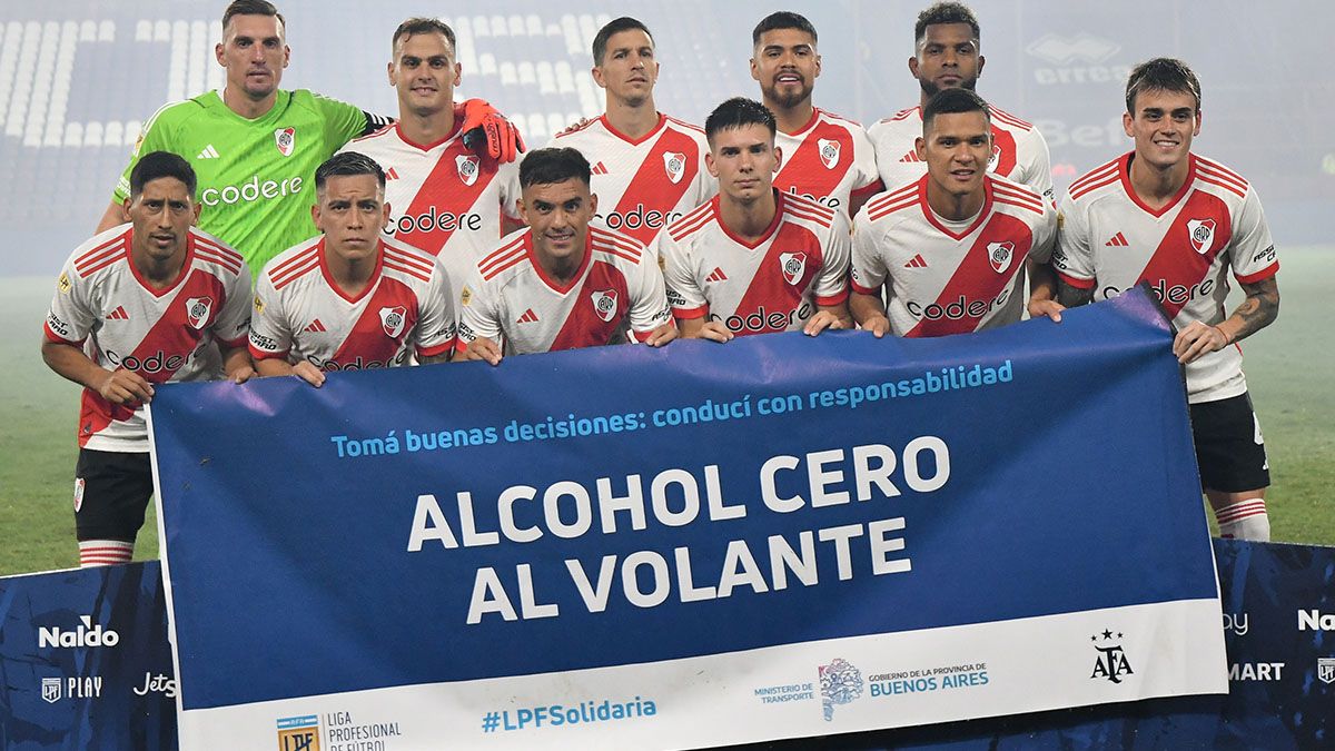 Este es el equipo de River que jugó ante Barracas. Este es el equipo de River que jugó ante Barracas.