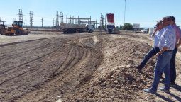 Avanzan las obras en la central termoeléctrica de Anchoris