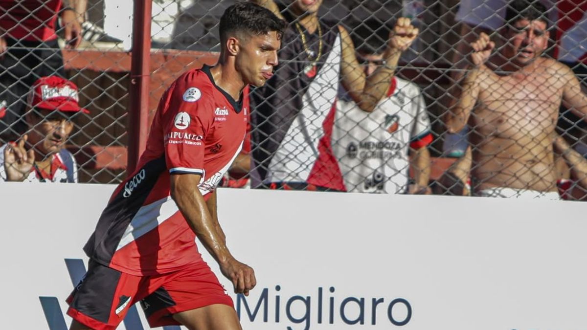 Franco Saccone se ha ganado la titularidad en el Deportivo Maipú. Foto: Gentileza Prensa Deportivo Maipú.