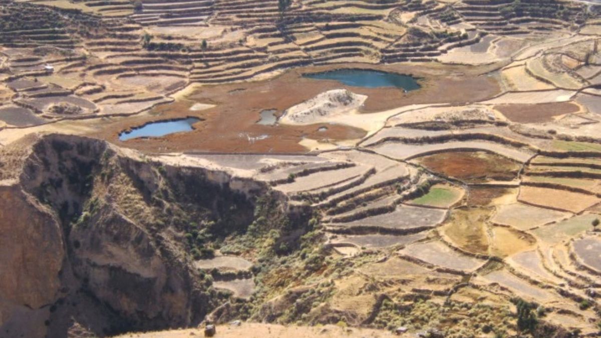 Valle de Colca. Se construyeron andenes para permitir la agricultura en el accidentado terreno andino. (Foto: Smiley.toerist) Valle de Colca. Se construyeron andenes para permitir la agricultura en el accidentado terreno andino. (Foto: Smiley.toerist)