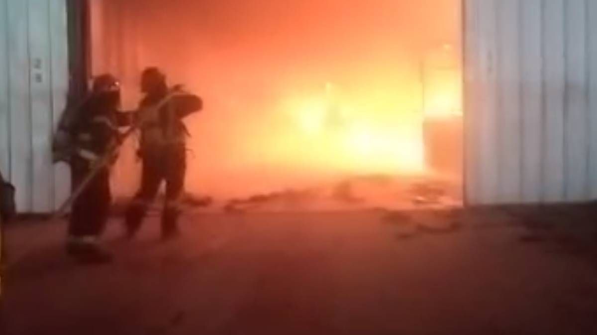 Cerca de las 20 se reportó un incendio en la Feria de Guaymallén.