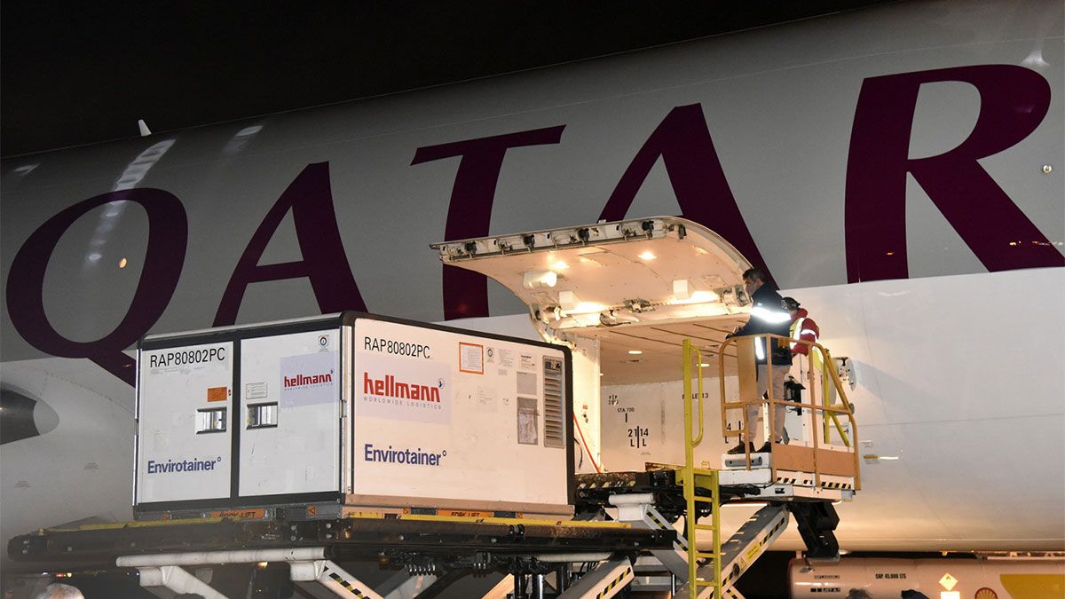 Llegó una primera tanda de vacunas del laboratorio Cansino