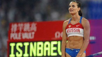 Para Yelena Isinbáyeva la sanción contra Rusia es 