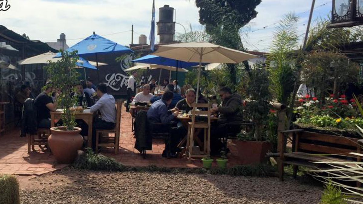 La Tropilla, el restorán del que una familia se fue sin pagar.&nbsp;