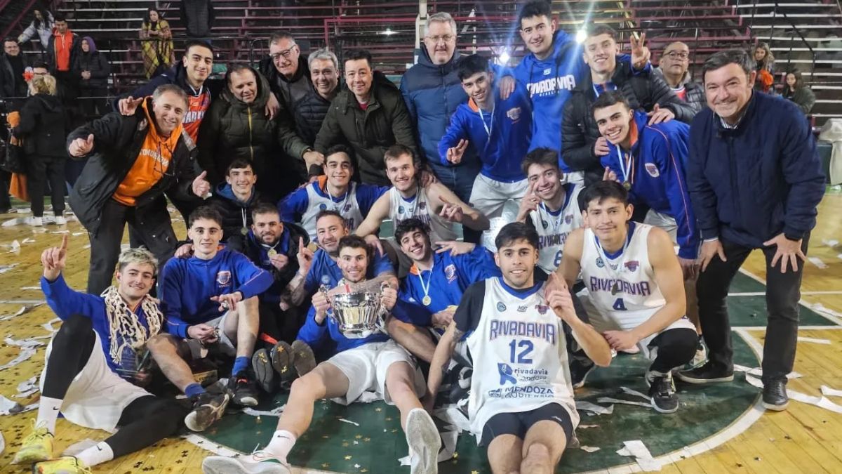Rivadavia Básquet se consagró campeón del Apertura de la Superliga de Básquetbol de Mendoza.