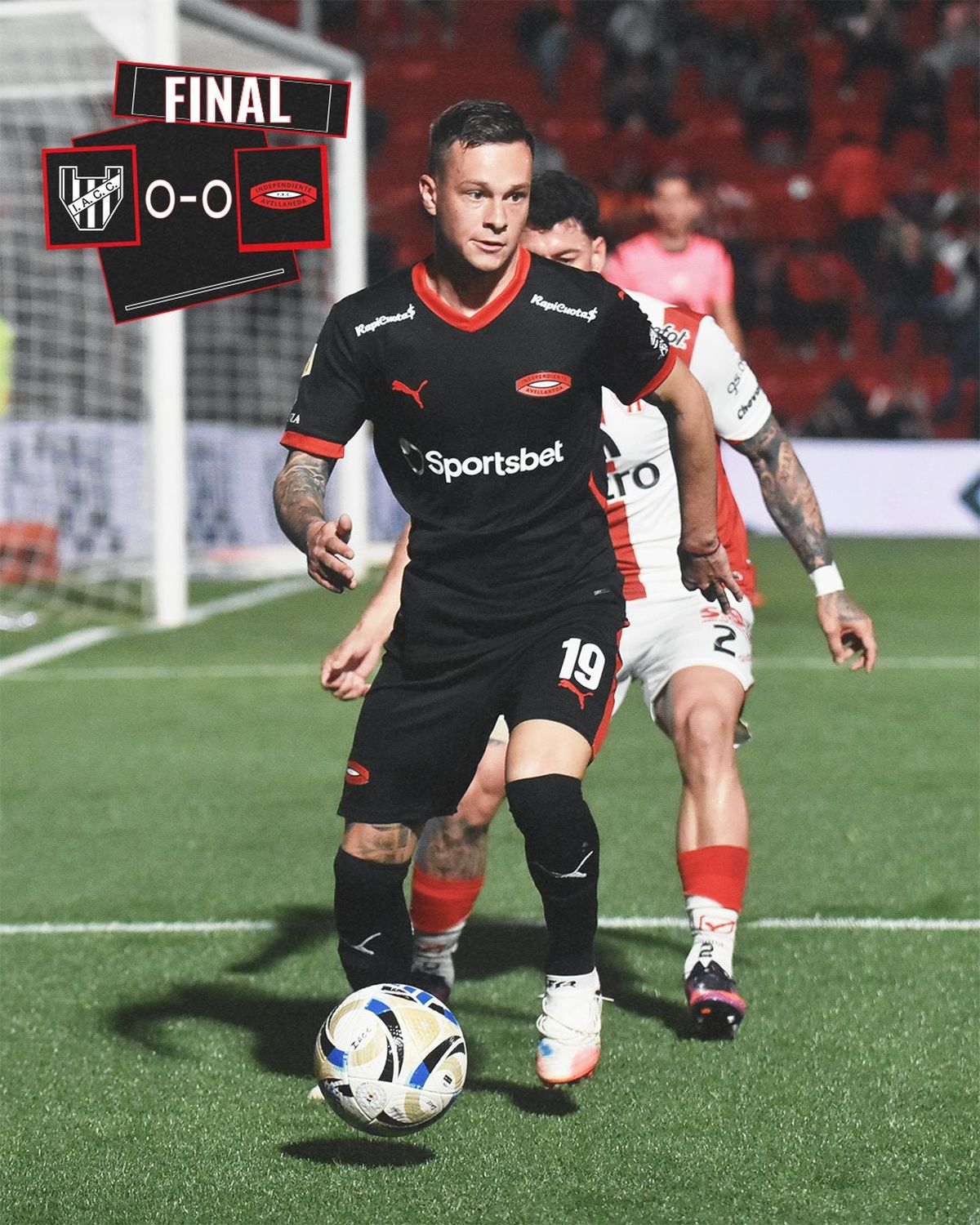Independiente igualó sin goles ante Instituto.