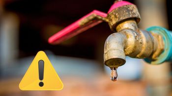Nuevo corte de agua en Buenos Aires deja sin red de agua la siguiente zona Nuevo corte de agua en Buenos Aires deja sin red de agua la siguiente zona