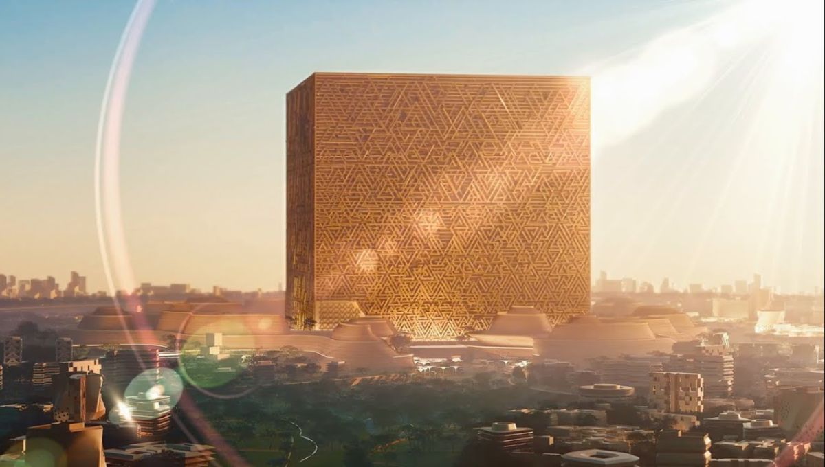 Construyen el edificio más gigante del mundo en mitad del desierto: una construcción de 400 metros de ancho