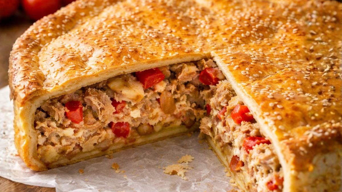 Tarta de atún.