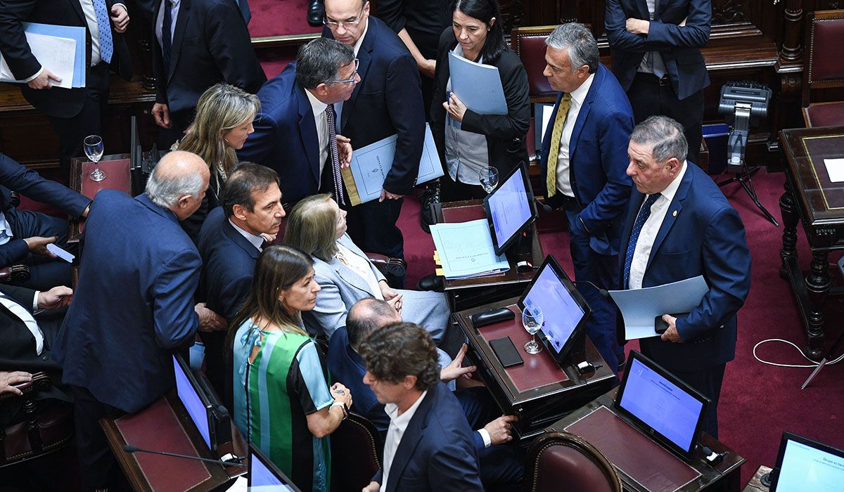 La sesión del escándalo la semana pasada tuvo entre los principales protagonistas al mendocino Alfredo Cornejo.