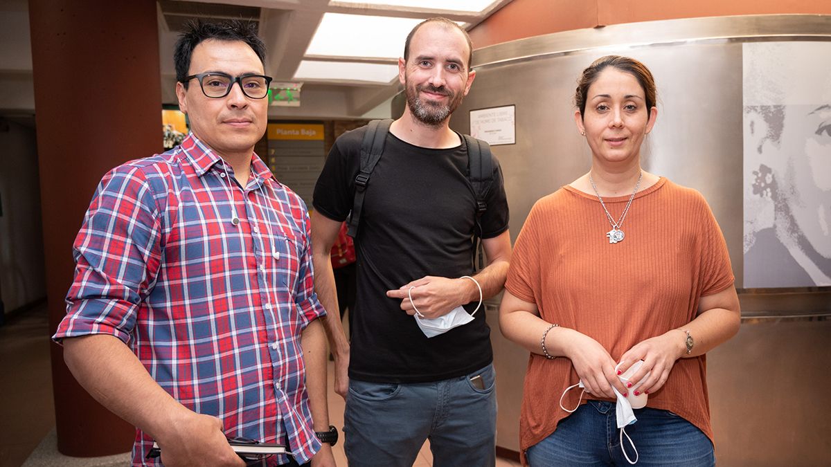 Ernesto Gutiérrez, Emilio Murgo y Noelia Delgado, de Unidiversidad.