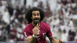 El Mago Afif hizo 3 goles en la final ante Jordania