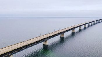 Un barco con 800 toneladas zarpó de China para la construcción del puente marítimo más grande de América Latina Un barco con 800 toneladas zarpó de China para la construcción del puente marítimo más grande de América Latina