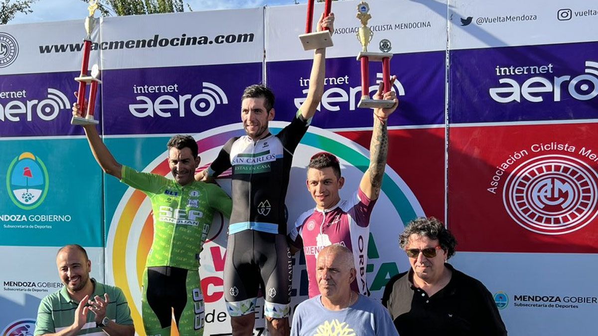 El cordobés Matías Lisa se quedó con la quinta etapa de la Vuelta de Mendoza 2023.